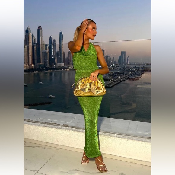 Metallic Knit Two Piece Set - Picture 2 of 4